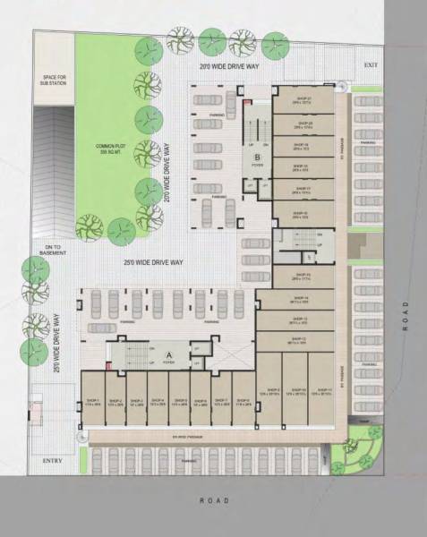  rk-tulsidham A+B Cluster Plan for ground Floor
