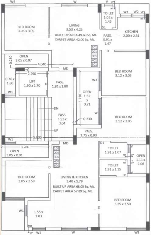  dev palace Dev Palace Cluster Plan from 1st to 5th Floor