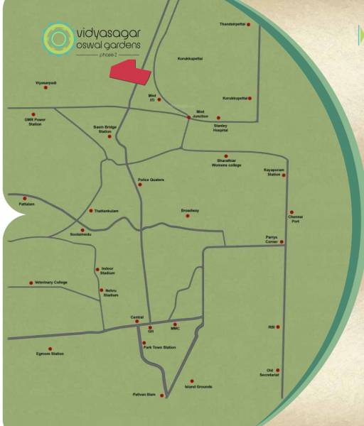  vidyasagar-oswal-garden Location Plan