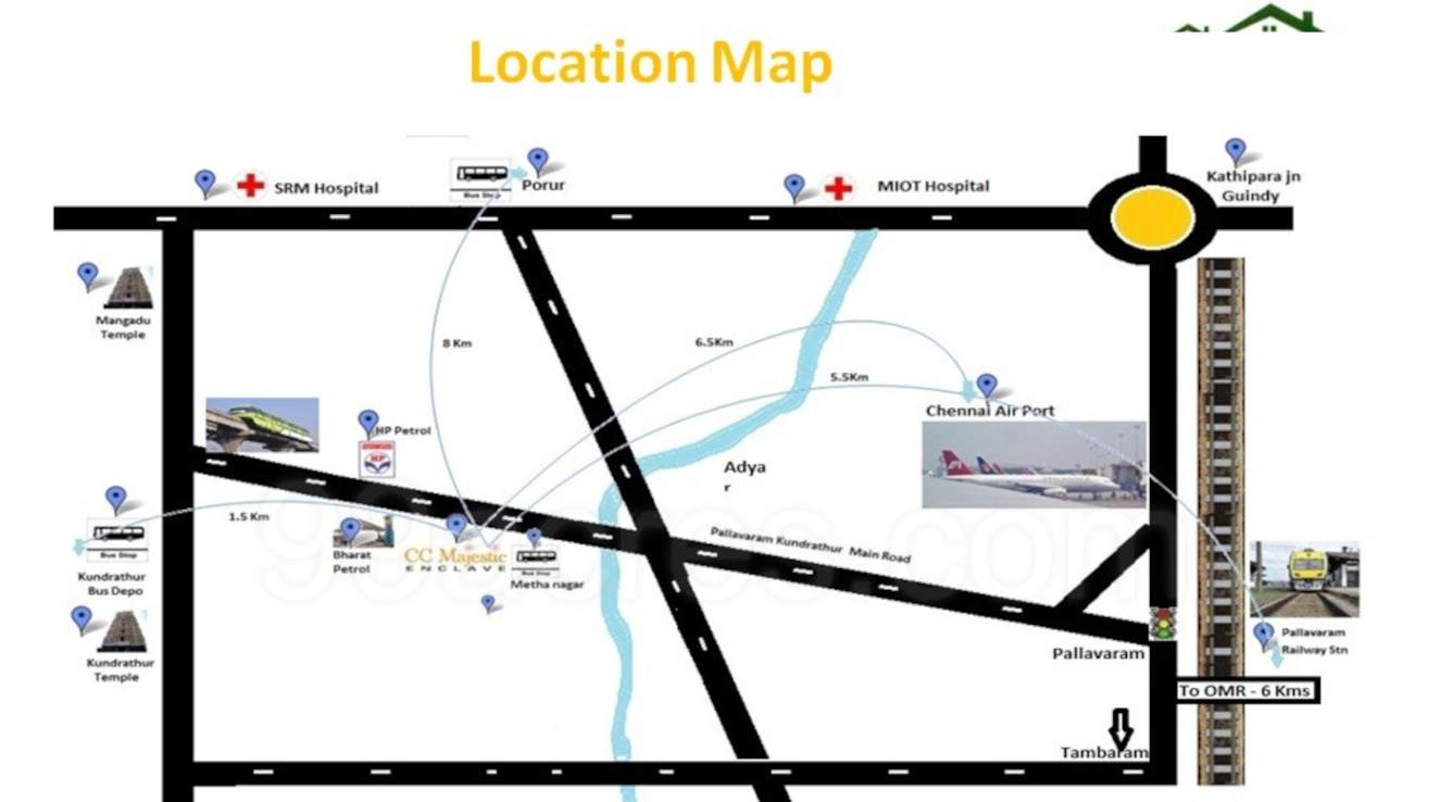  cc majestic enclave Location Plan