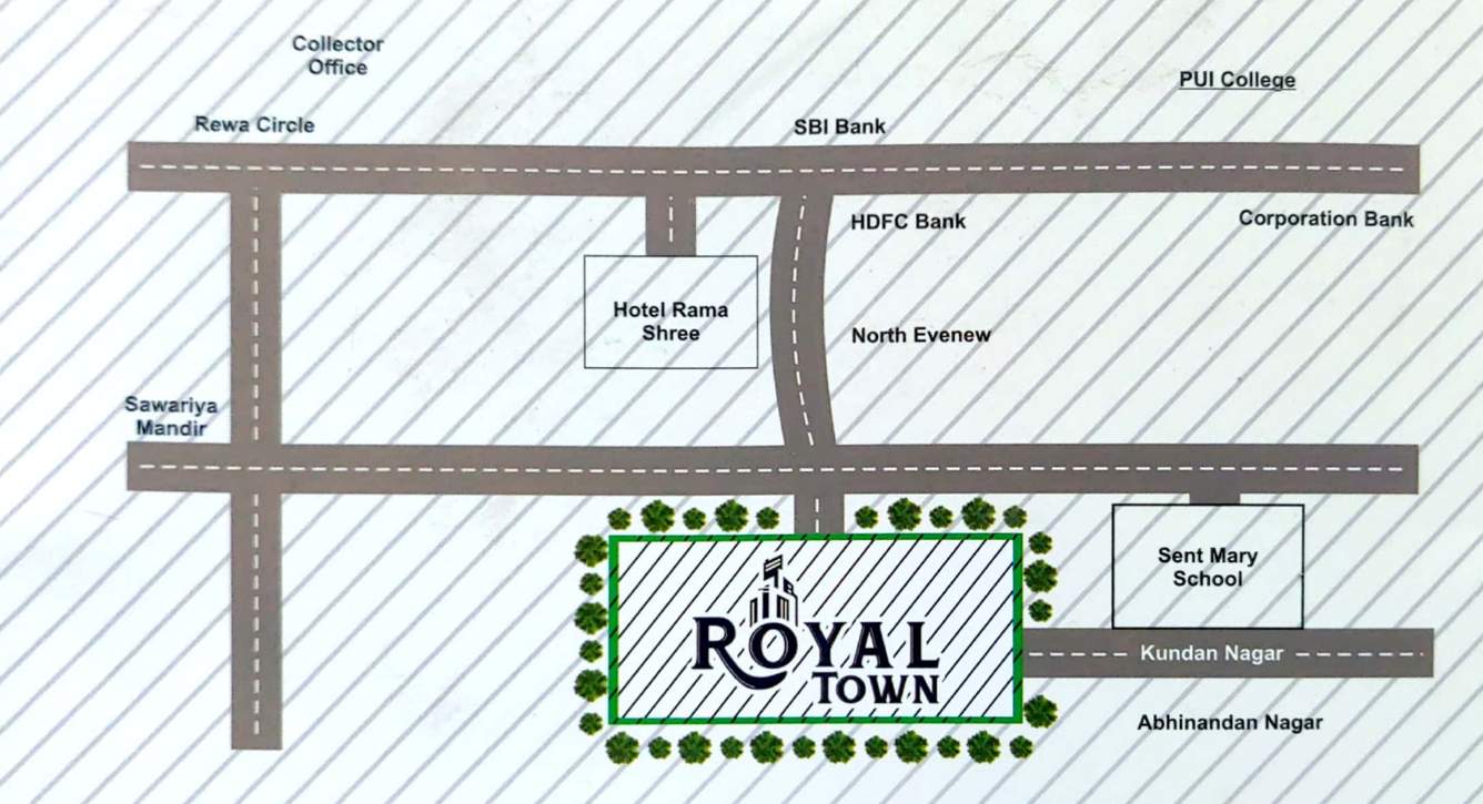  royal town Location Plan