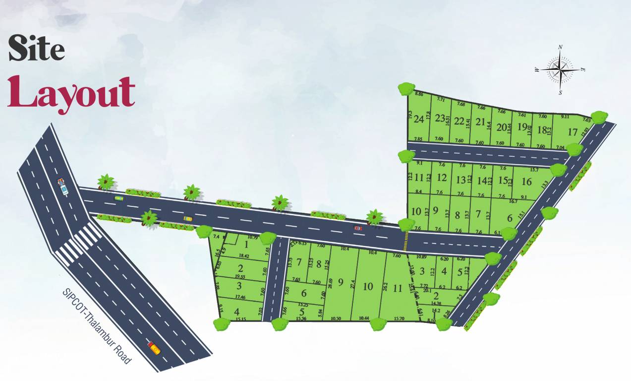  serene life Layout Plan