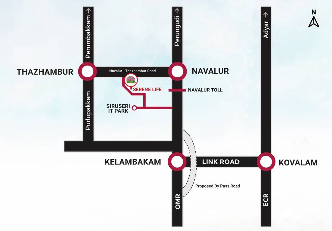  serene life Location Plan