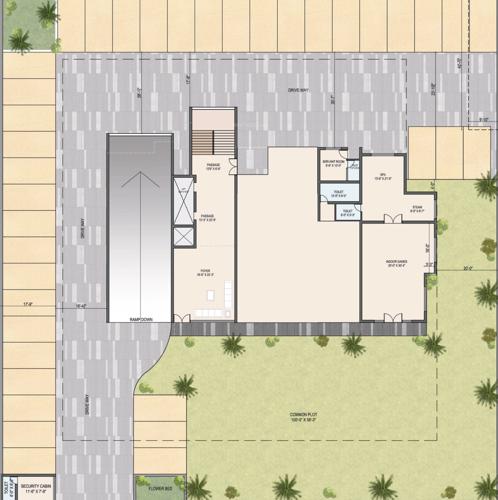  shantiniketan-auram-elevate-2 Shantiniketan Auram Elevate 2 Cluster Plan for ground Floor