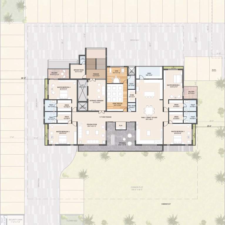  shantiniketan auram elevate 2 Shantiniketan Auram Elevate 2 Cluster Plan from 1st to 13th Floor