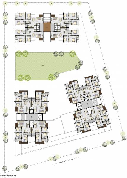  the-centrium Block A,B,C Cluster Plan For Typical Floor
