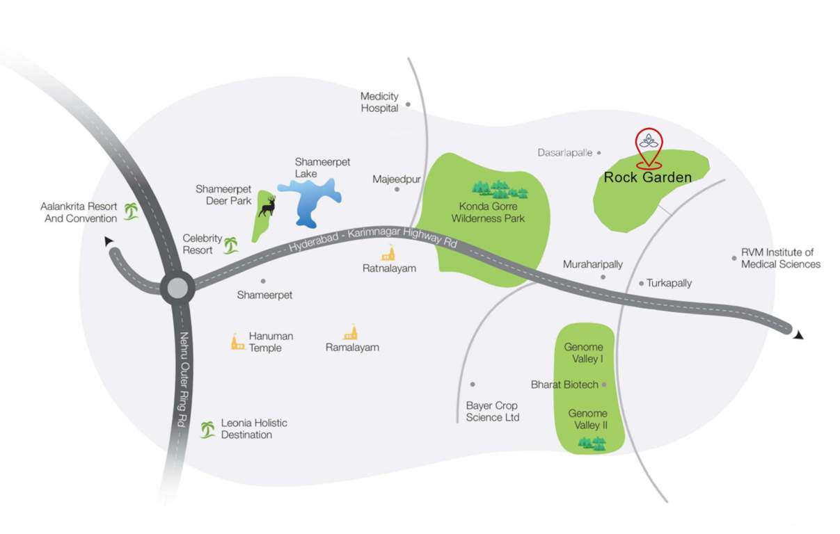  rock garden Location Plan