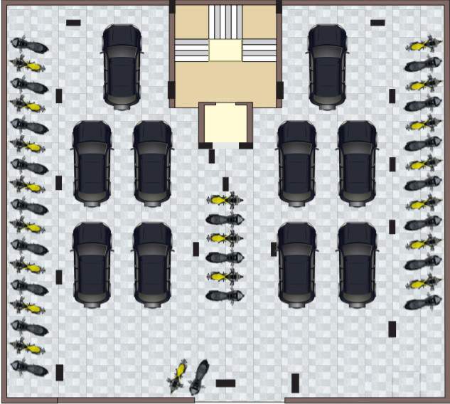  avsar palace 4 Avsar Palace 4 Cluster Plan for ground Floor