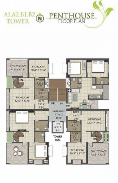 Block A & B Cluster Plan matruchhya-residency Block A & B Cluster Plan