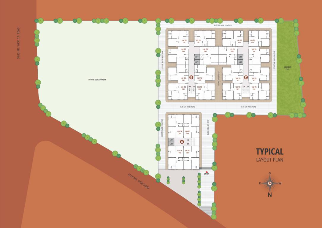  shreeji residency Layout Plan