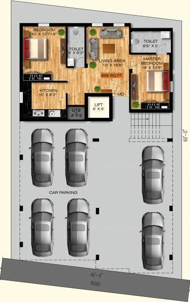  madhav Madhav Cluster Plan For Ground Floor