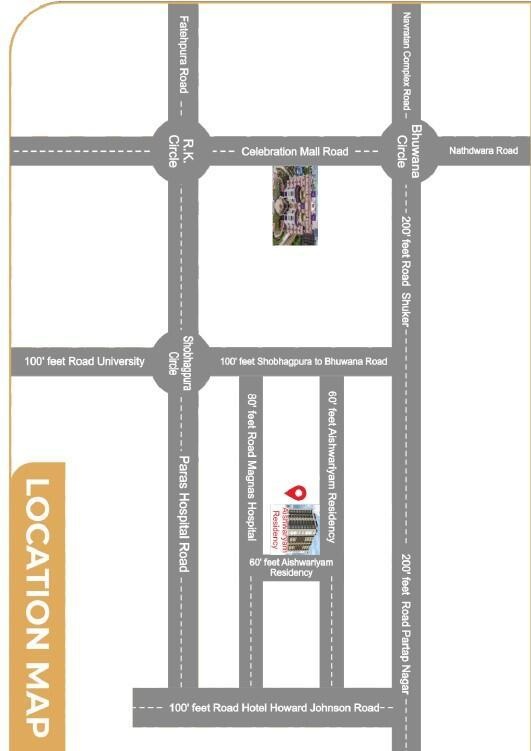  aishwaryam residency Location Plan