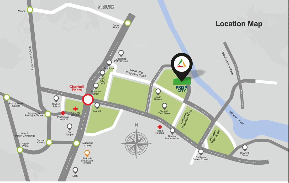  prism city indigo Location Plan
