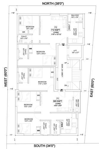  green-garden Green Garden Cluster Plan For 1st Floor
