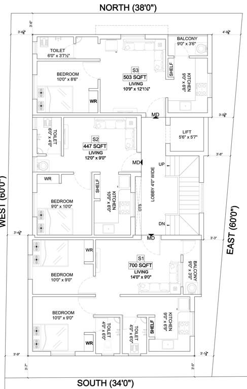  green garden Green Garden Cluster Plan For 2nd Floor