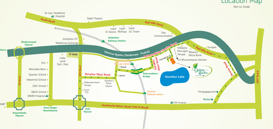 green garden Location Plan