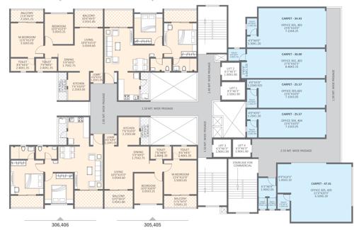  unicorn-nisarg-belrose-c-building Building C Cluster Plan