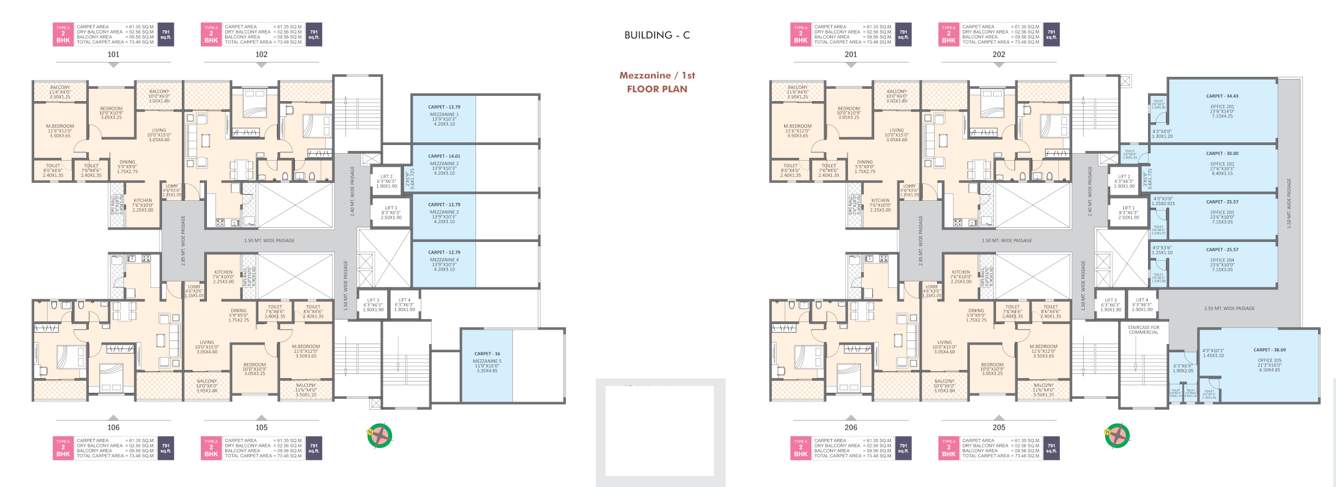  unicorn nisarg belrose c building Building C Cluster Plan