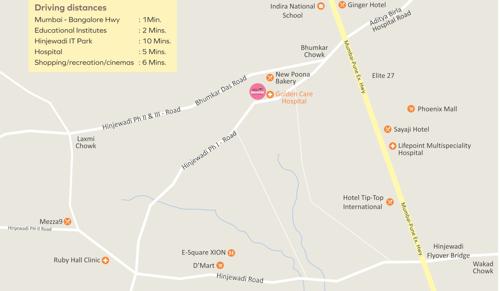  unicorn-nisarg-belrose-c-building Location Plan