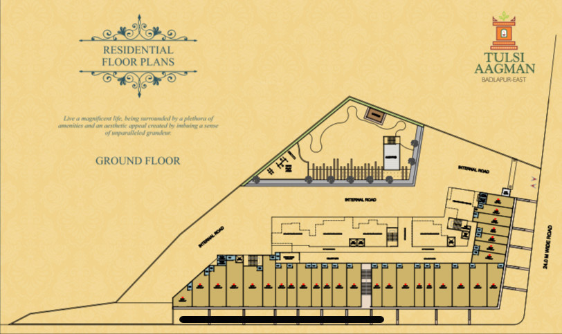  tulsi aagman Building No 2 Cluster Plan