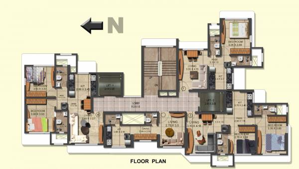  heights Darshan Heights Cluster Plan