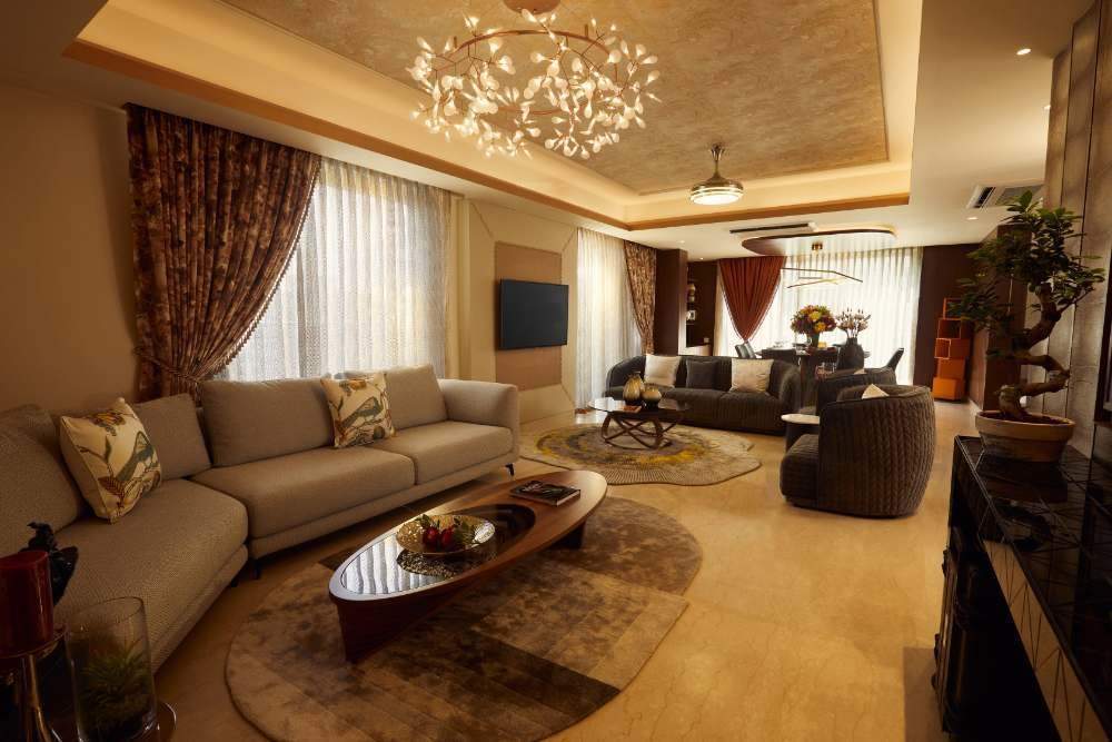 the sky suites Living Area