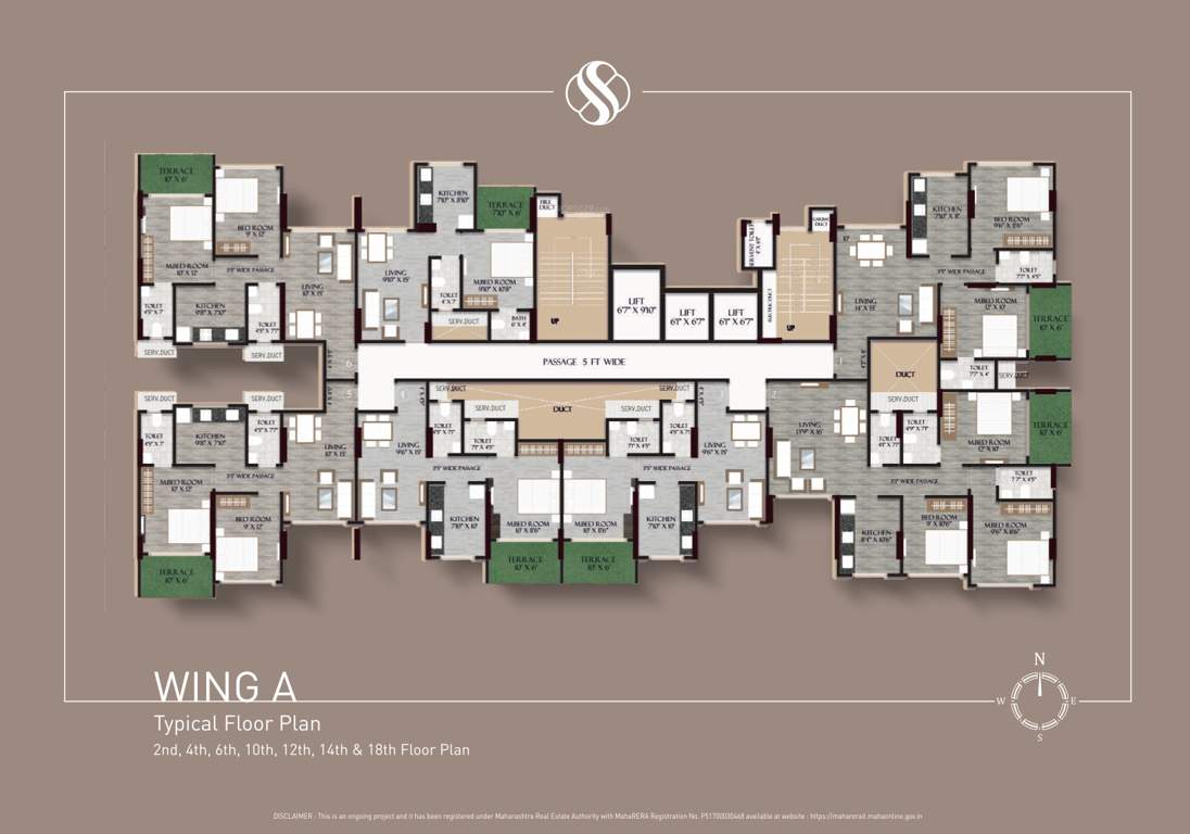  sarvoday symphoncy Sarvoday Symphoncy A Wing Cluster Plan