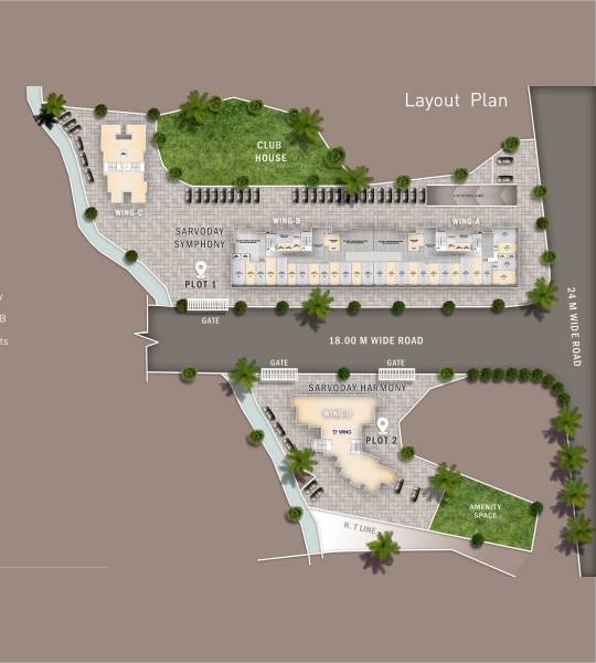  sarvoday-symphoncy Layout Plan