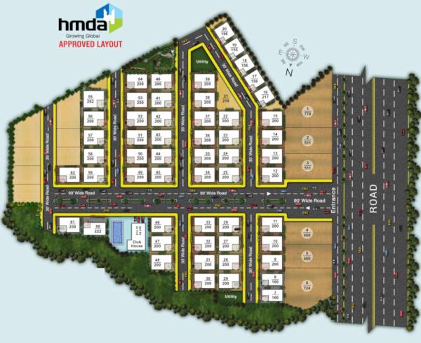  western-park Layout Plan