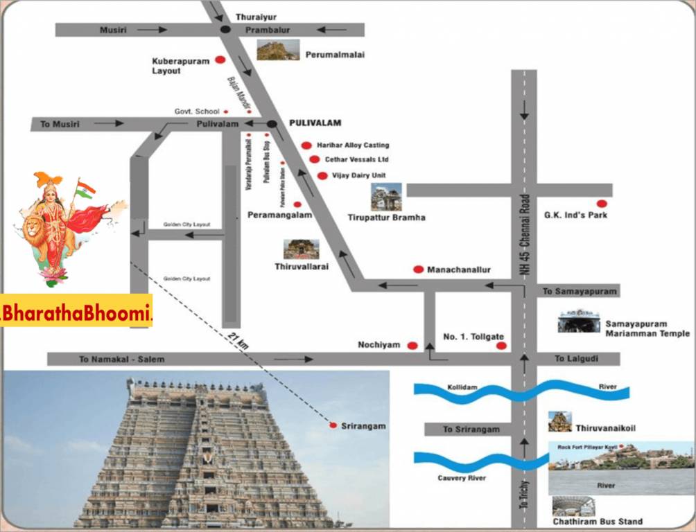 bharatha bhoomi Location Plan