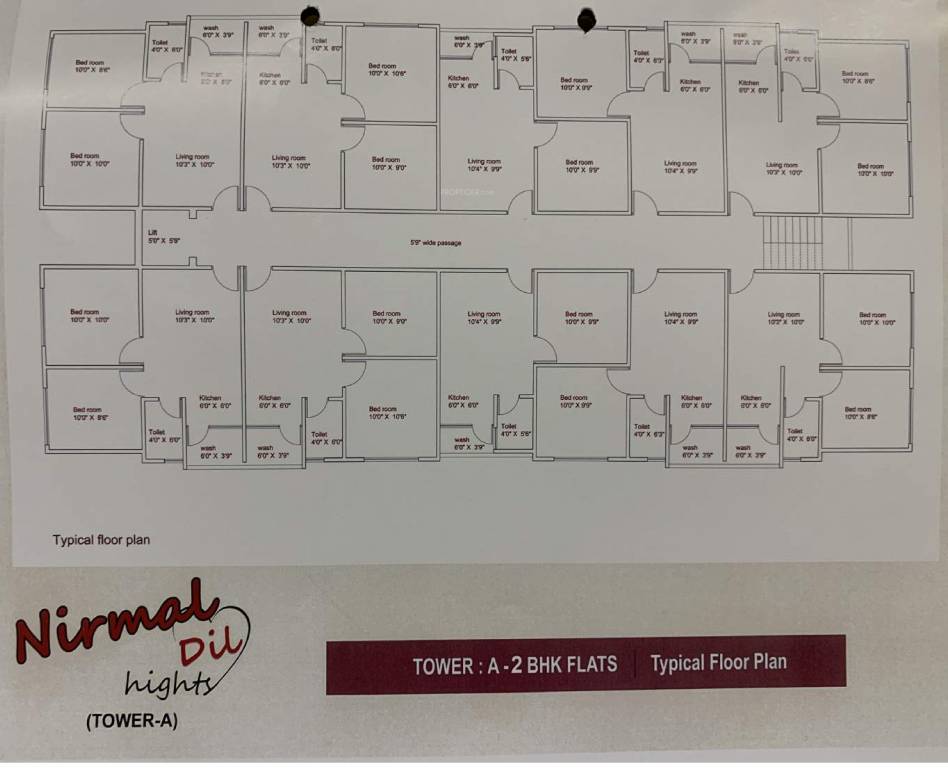 dil heights tower a Tower A Cluster Plan