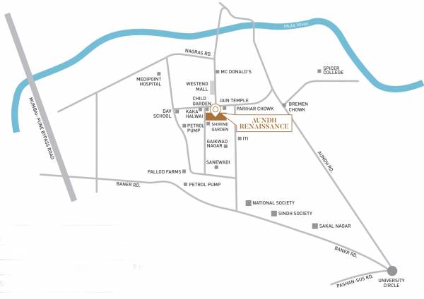  aundh-renaissance Location Plan