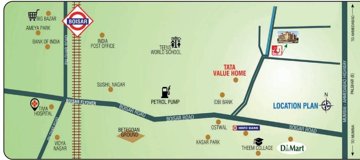  parvati homes Location Plan