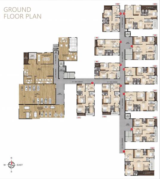  elite M K Elite Cluster Plan for ground Floor
