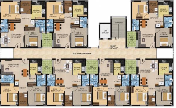 Block A Cluster Plan aananda-phase-i Block A Cluster Plan