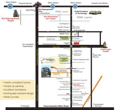  sri-sapthagiri-homes Location Plan