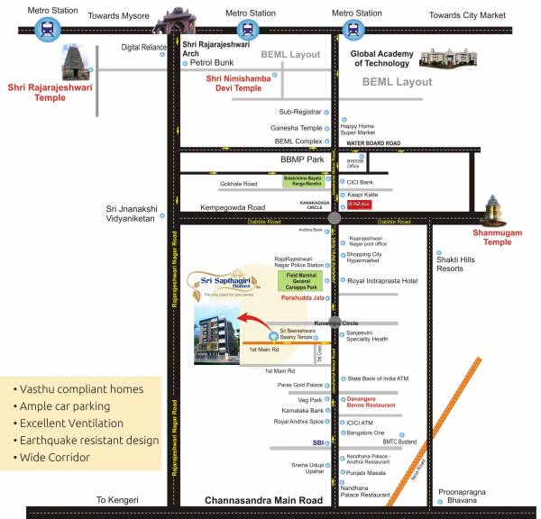  sri-sapthagiri-homes Location Plan
