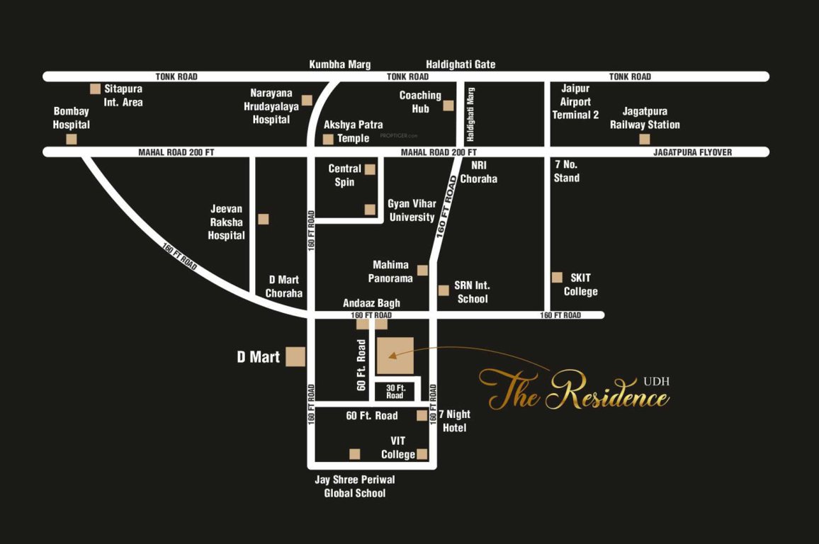  the residence Location Plan