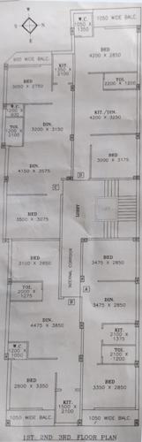  elite-apartment Elite Apartment Cluster Plan from 1st to 3rd Floor