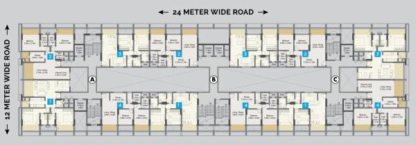  newton-homes-hadapsar-phase-ii B Cluster Plan