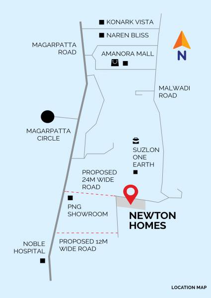  newton-homes-hadapsar-phase-ii Location Plan