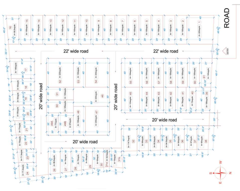 surya villa enclave Layout Plan