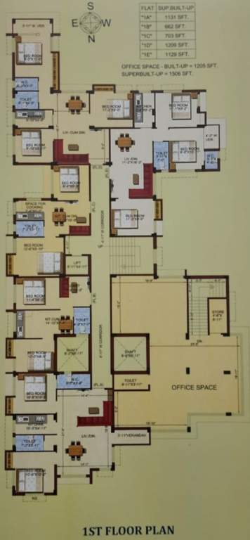  residency Azure Residency Cluster Plan for 1st Floor
