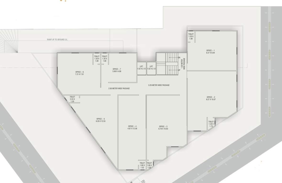  preyansh heights Preyansh Heights Cluster Plan for 1st Floor