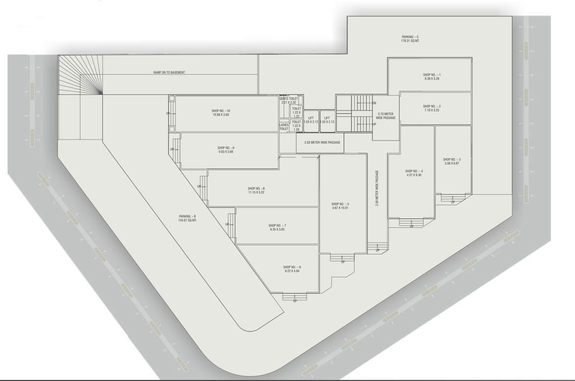  preyansh heights Preyansh Heights Cluster Plan for ground Floor