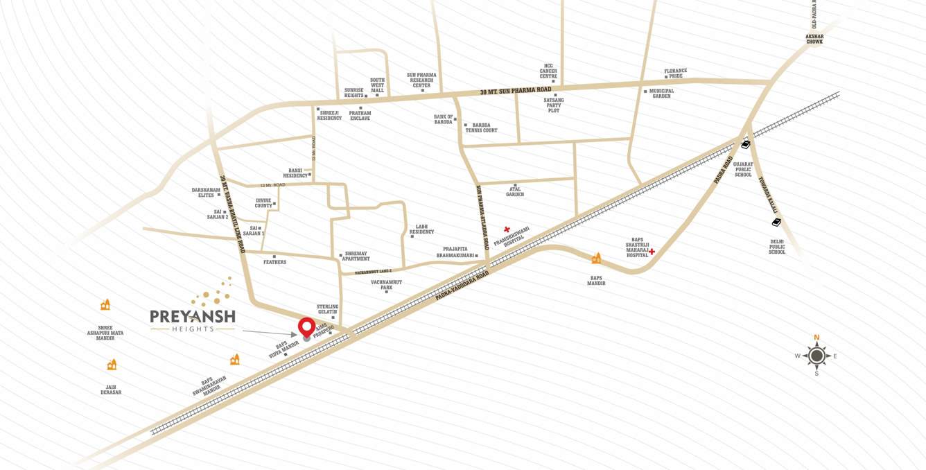  preyansh heights Location Plan