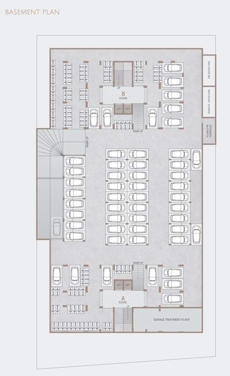  royal living Block A Cluster Plan for  1th Floor
