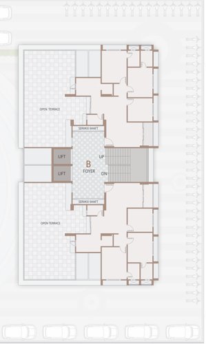  royal-living Block B Cluster Plan for 14th Floor