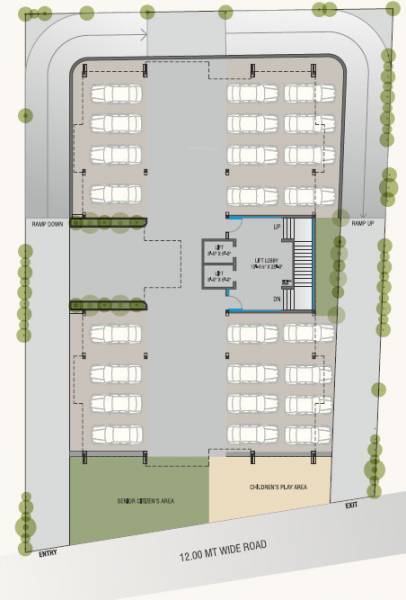  sharnam-aries Tower A Cluster Plan for ground Floor