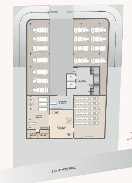  sharnam-aries Tower A Cluster Plan for ground Floor